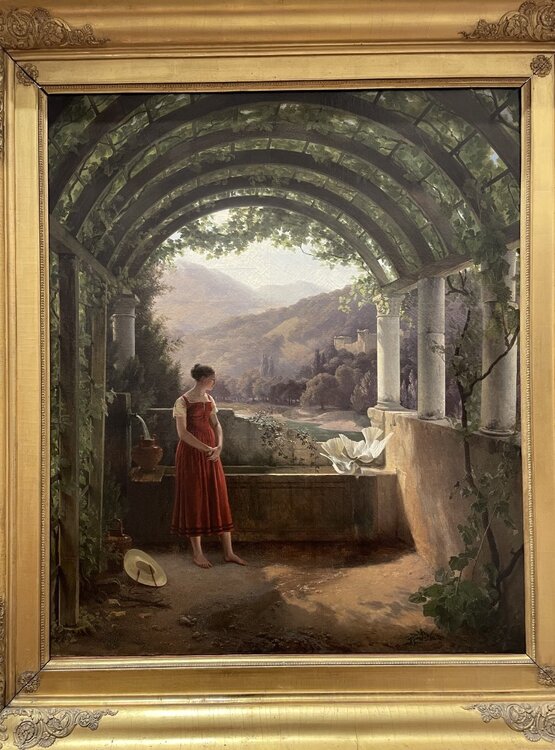 Jeune fille à la fontaine.JPG