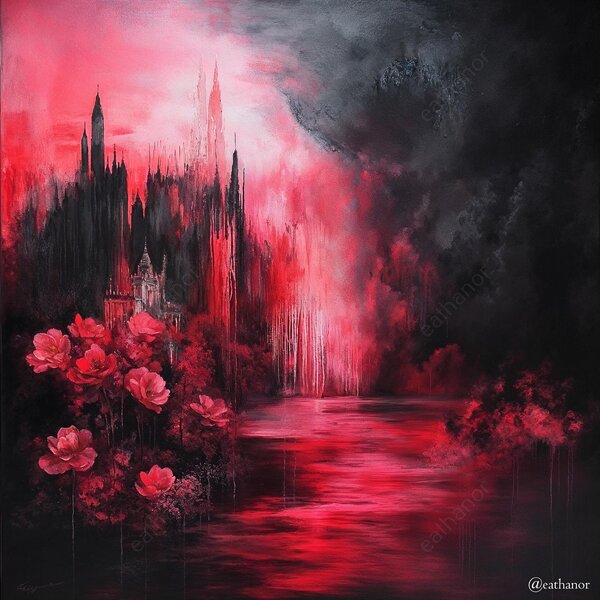 Reflets de rose : Les mystères du lac écarlate